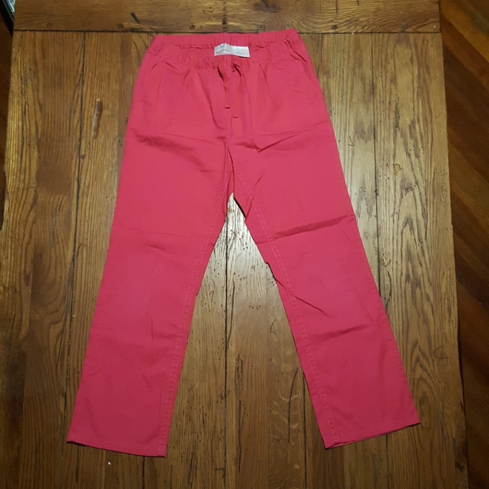 Hanna Anderson drawstring cotton girls pants 130
